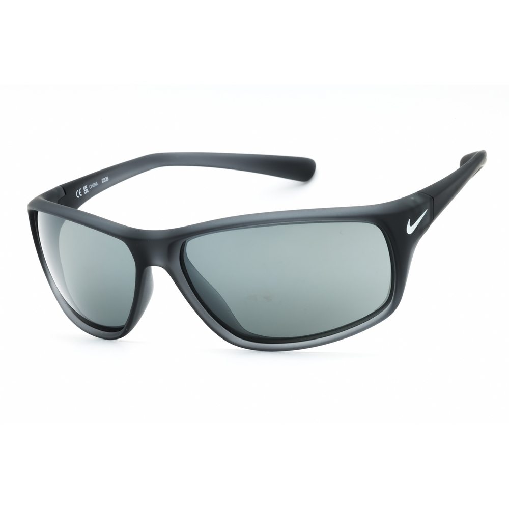 NWT Nike ADRENALINE FQ4602 Matte Anthracite Rectangle 64mm Sunglasses